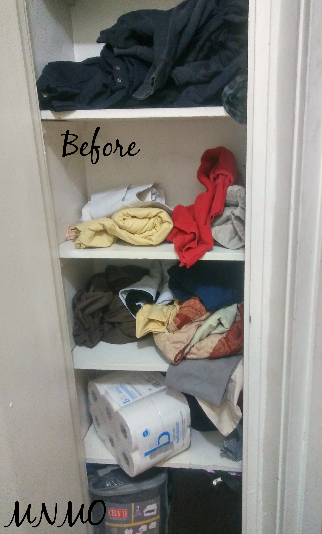  Messy linen closet