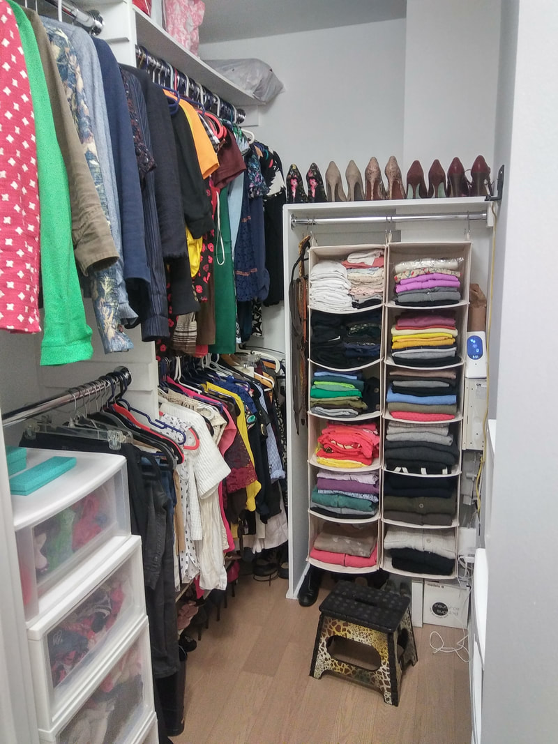 Very messy closet